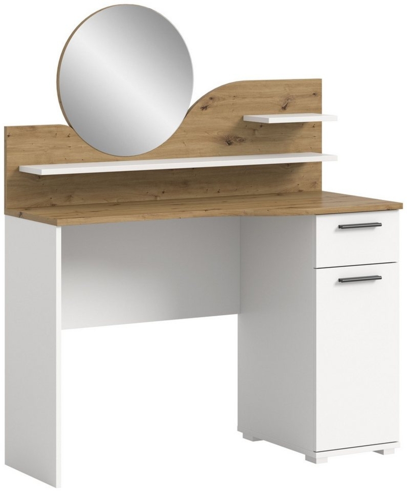 Schminktisch Vanity - Weiß / Artisan Eiche Bild 1