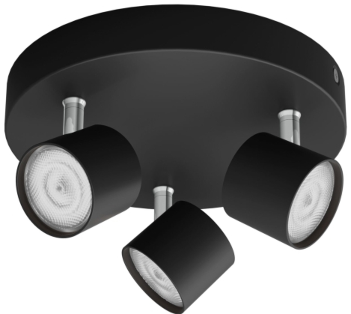 Philips Star Spot 3 flg. schwarz 1500lm Bild 1