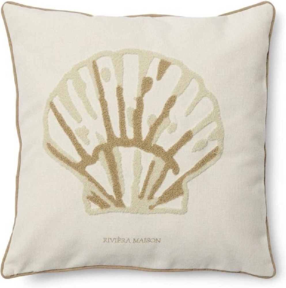 Rivièra Maison Kissenhülle Kissenhülle Shell Pillow Cover (50x50 cm) Bild 1