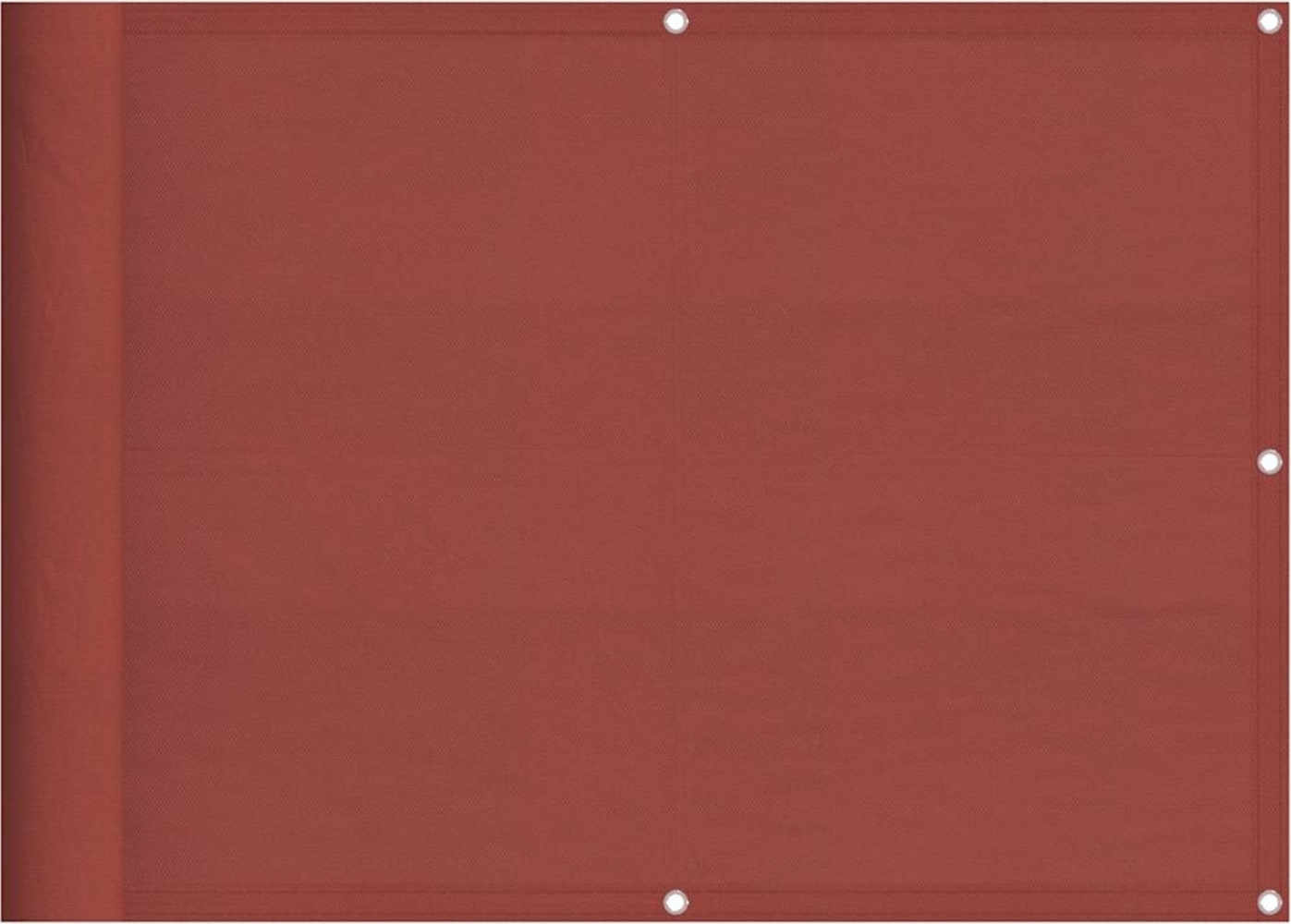 vidaXL Balkon-Sichtschutz Terrakotta 75x700 cm 100 % Polyester-Oxford 42002084 Bild 1