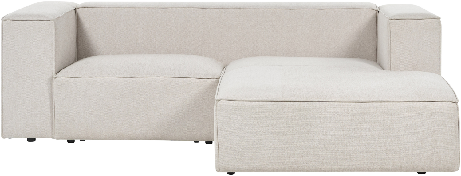 2 Sitzer Sofa VERNON Helles Beige Stoff Bild 1