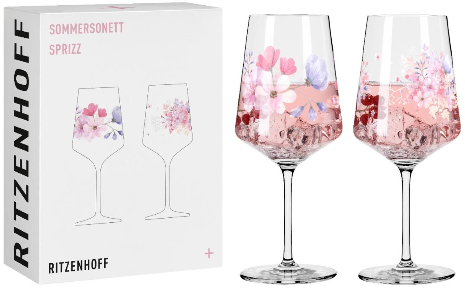 Ritzenhoff 3461009 Aperitifglas-Set #17, #18 SOMMERSONETT Sprizz Theresa Kuhlmann 2024 Bild 1