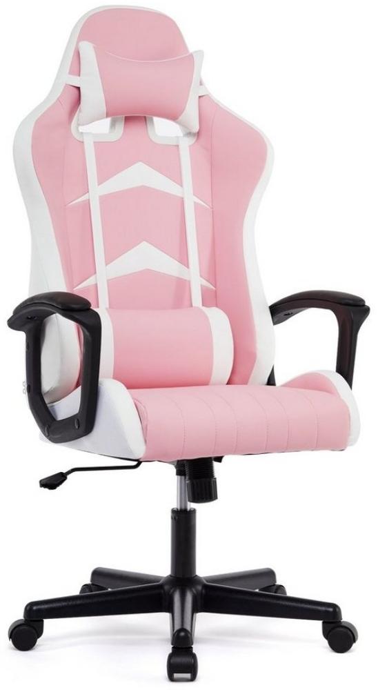 Intimate WM Heart Gaming-Stuhl Verstellbarer Ergonomischer Schreibtischstuhl mit hoher Rückenlehne, Höhenverstellbar Bürostuhl mit Kopfkissen, Lendenkissen Bild 1