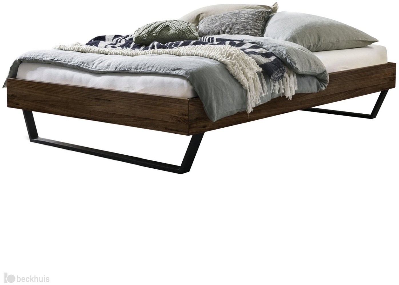 Hasena Trento Ostino Massivholzbett 140x200 Nussbaum, geölt 25 Bild 1