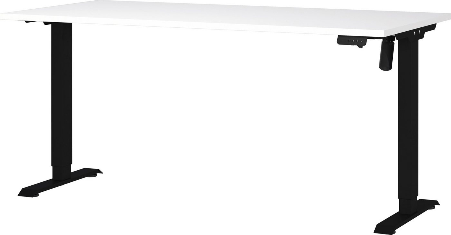 GERMANIA Schreibtisch Boras, elektrisch höhenverstellbar, Breite 120/140/160 cm, Metallgestell in vers. Farben, Made in Germany Bild 1