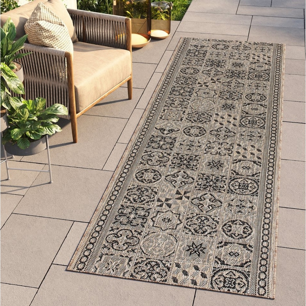 Tapiso Küchenläufer MELISSA, rechteckig, Höhe: 6 mm, Outdoor Indoor Modern Wetterfest UV-beständig Balkon Terrasse Bild 1