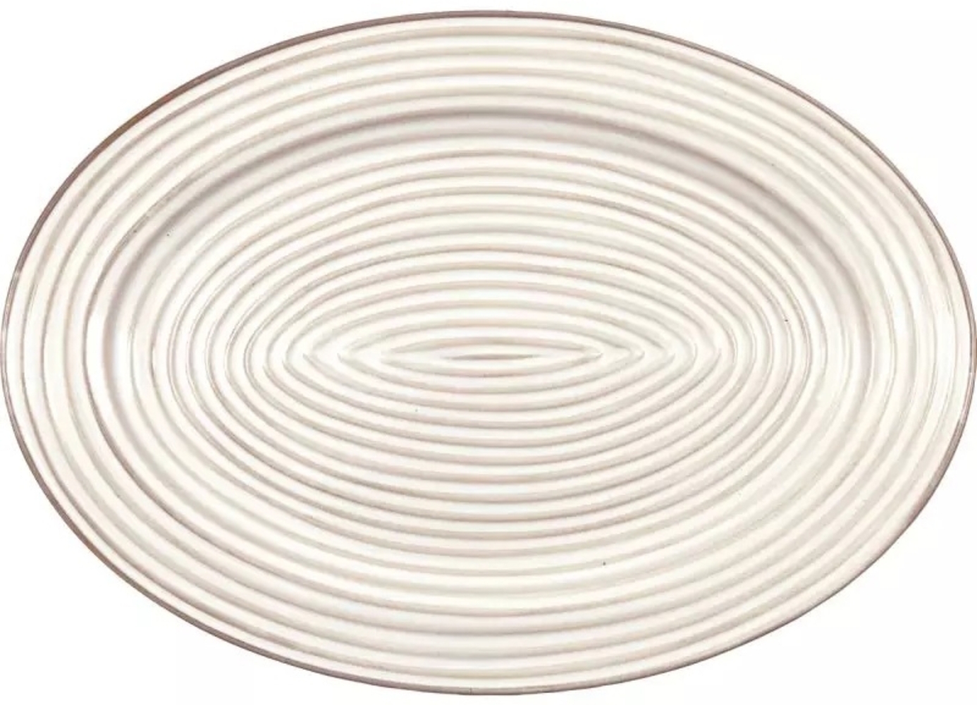 Greengate Servierplatte Oval Dunes white Bild 1