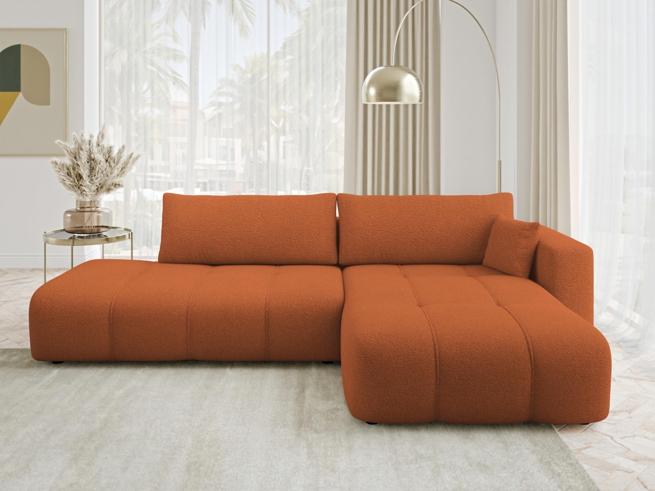 Ecksofa Furyn O (Farbe: Velo 627, Seite: Rechts) Bild 1