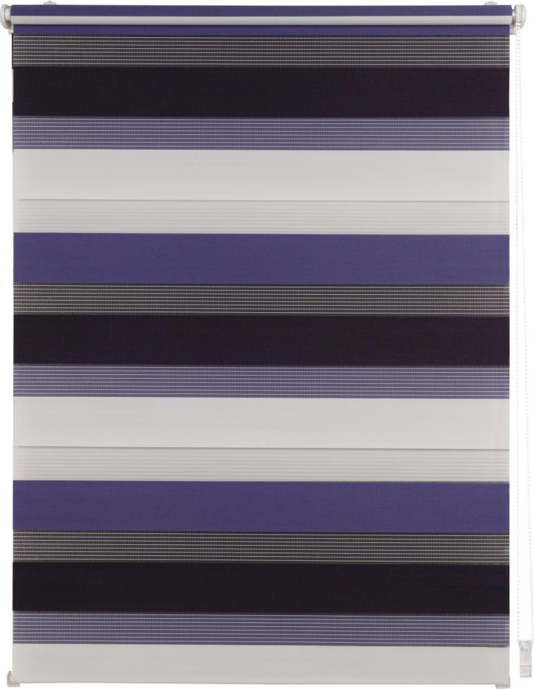 ondeco Doppelrollo Klemmfix Duo Rollo für Fenster ohne Bohren, Sonnenschutz Plisseerollo lichtdurchlässig und Blickdicht - Violet-Berry - 140x160 cm Bild 1