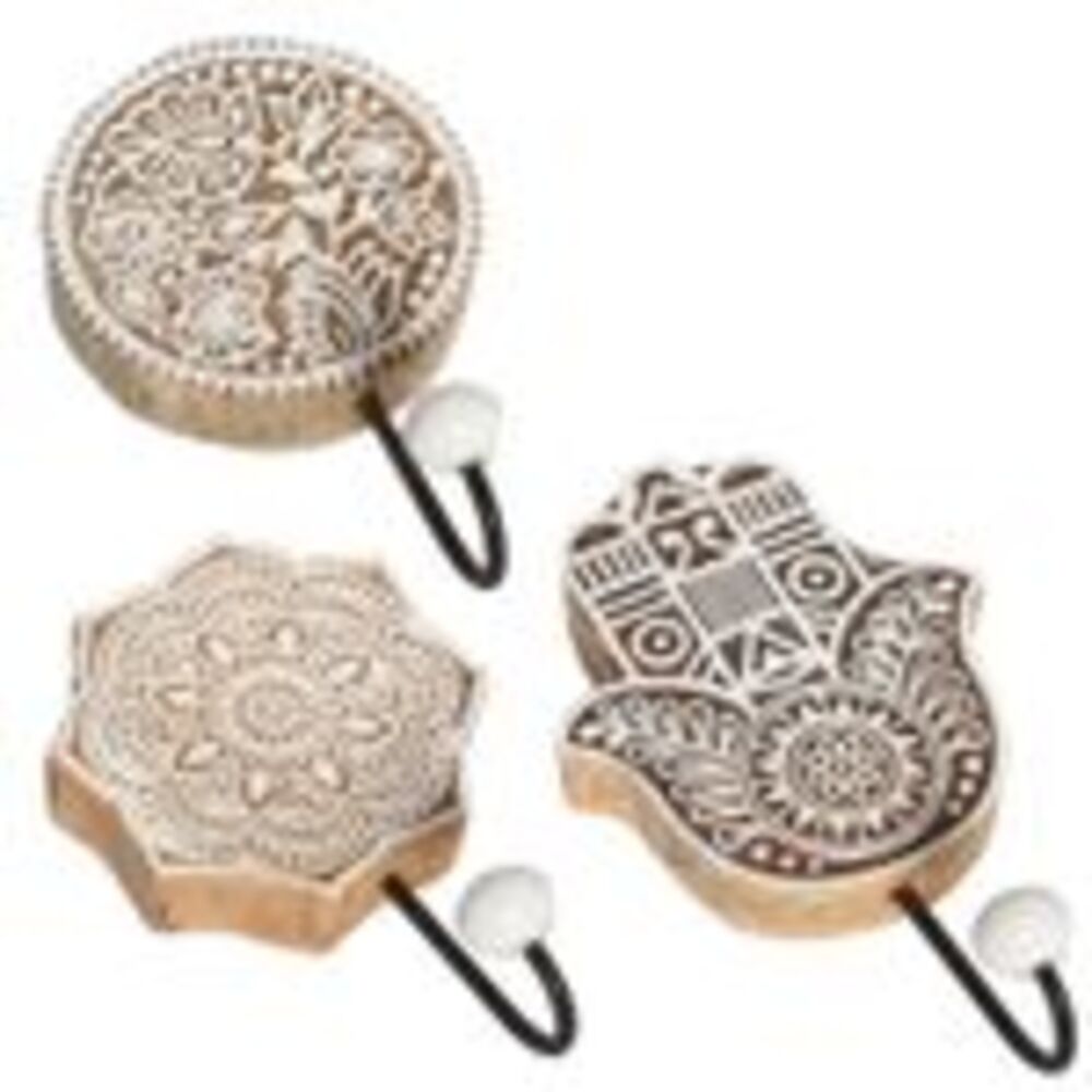 Orientalische Kleiderhaken 3er Set Yasid Bild 1