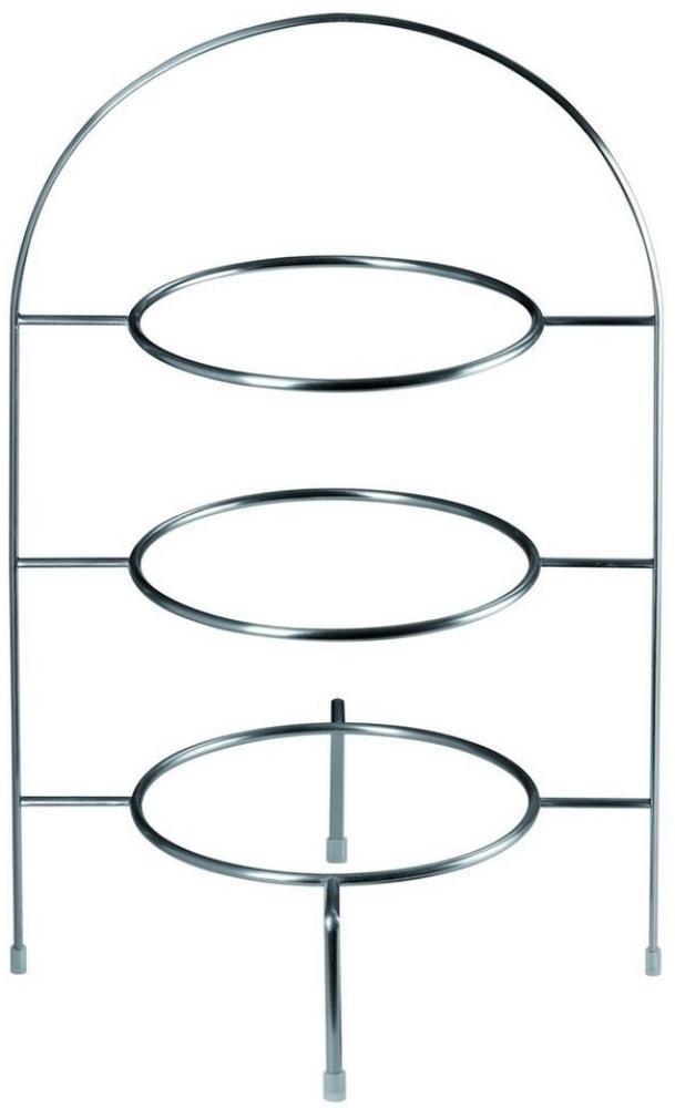 ASA Selection à table Etagere Gestell 3-stufig für Teller Ø 21 cm, ohne Teller, Edelstahl, H 36. 5 cm, 99201950 Bild 1