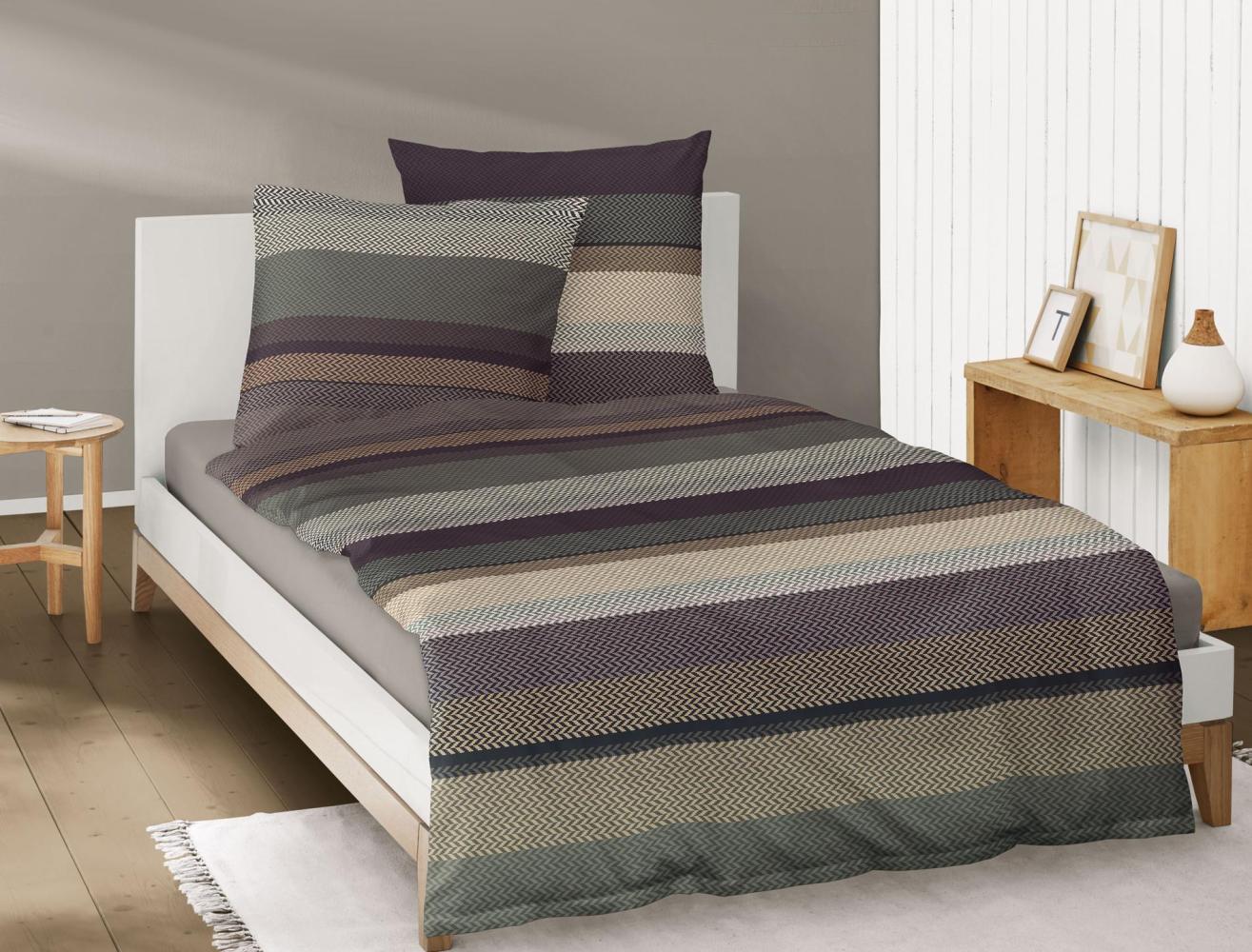 Irisette Mako-Satin Bettwäsche Set Sky 8424 multi 140x200 cm + 1 x Kissenbezug 90x70 cm Bild 1