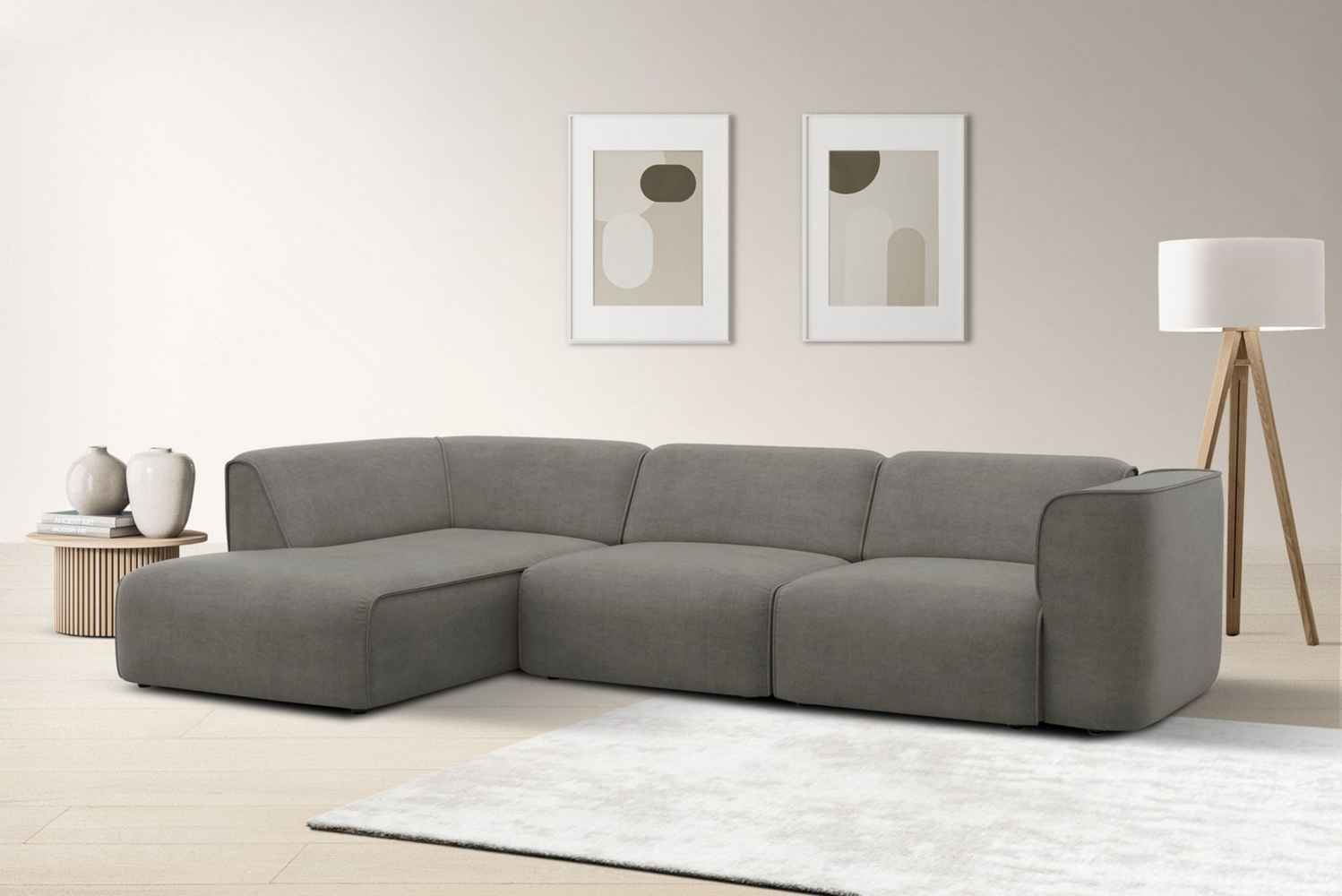 RAUM. ID Ecksofa Merid L-Form, jederzeit durch Module erweiterbar, B/T/H: 295/162/70 cm, als Modul oder separat verwendbar, für individuelle Zusammenstellung Bild 1