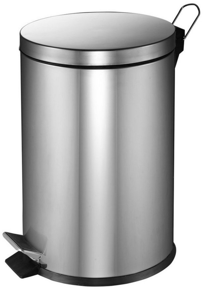 Tretabfalleimer 12 l Edelstahl Abfalleimer Kosmetikeimer Treteimer Mülleimer Bild 1