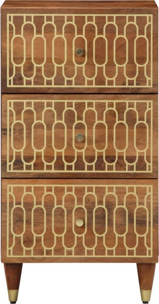 vidaXL Beistellschrank 40x33x75 cm Massivholz Mango 358307 Bild 1