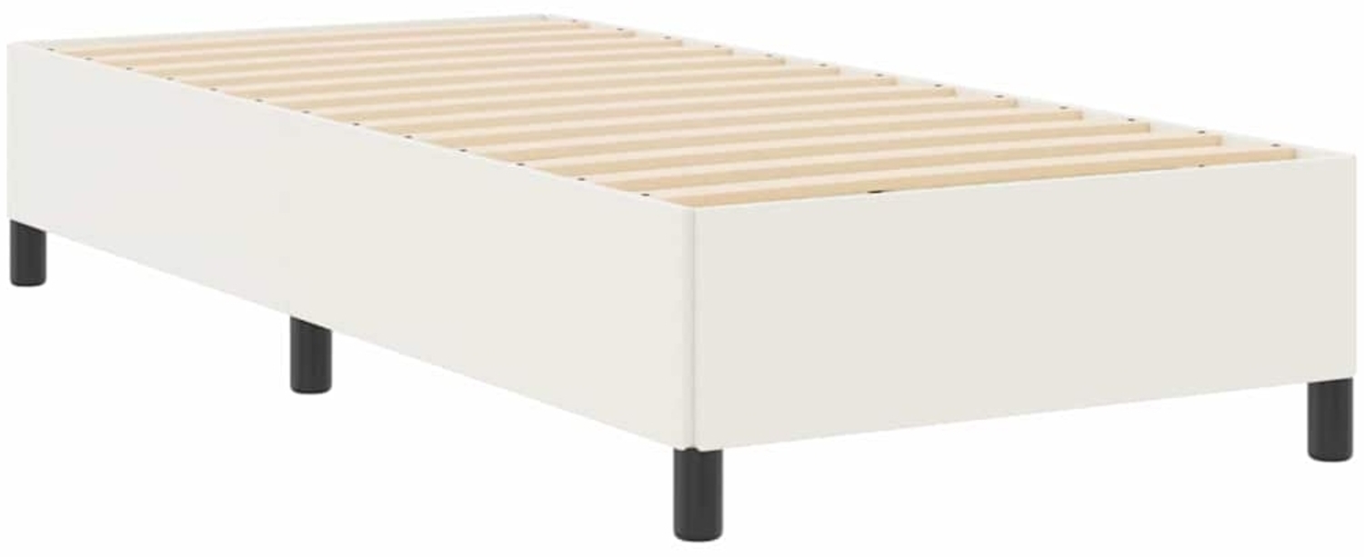 vidaXL Bettgestell Creme 90 x 200 cm Cordstoff 42006949 Bild 1