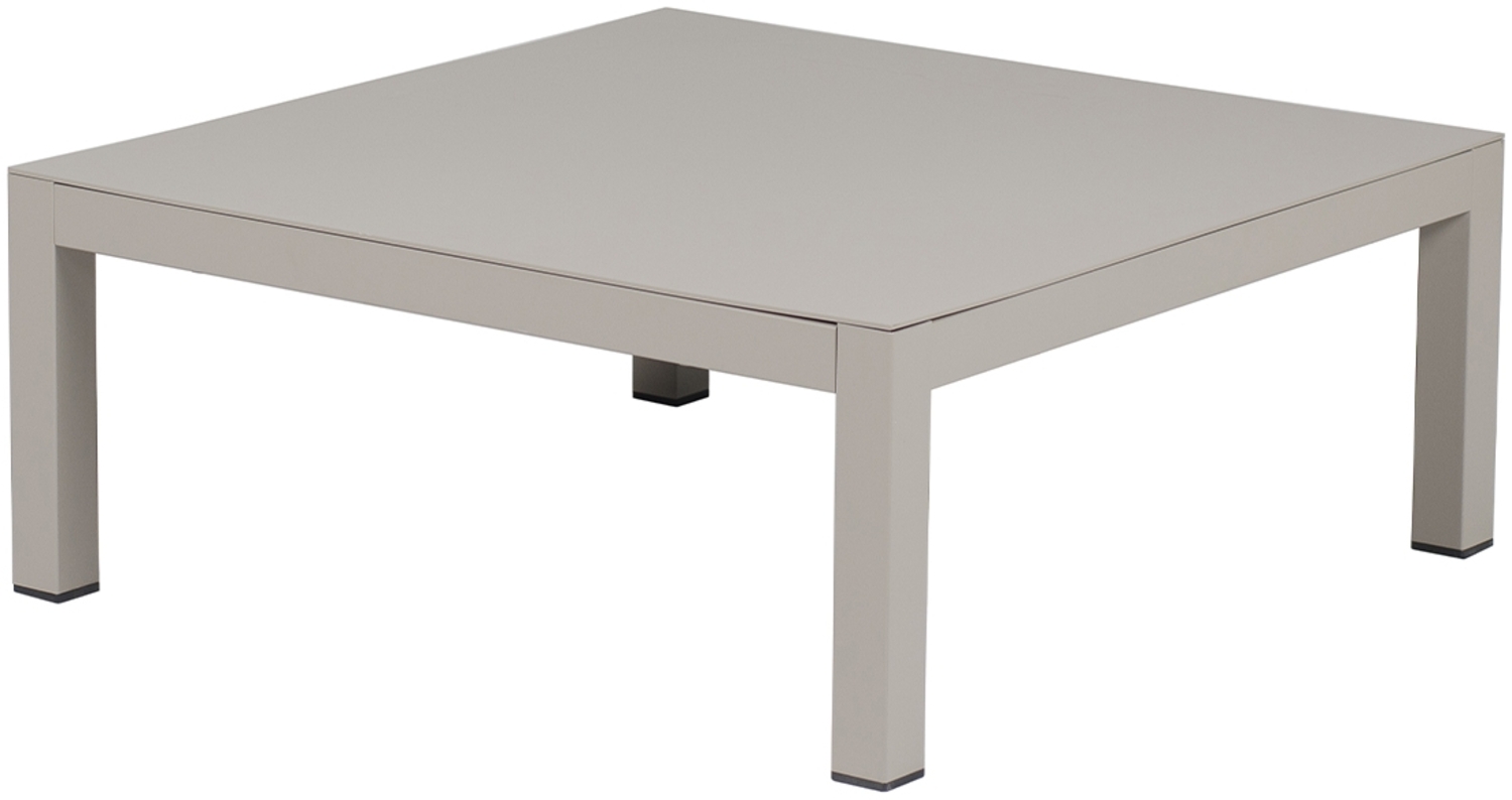 Beistelltisch Domino aus Aluminium, Taupe, 140x70 cm Bild 1