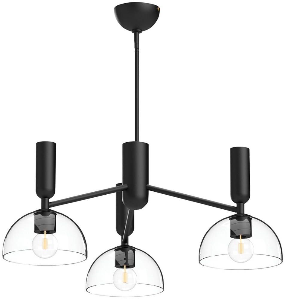 Elstead Lighting Jude Pendelleuchte 3-flammig Schwarz Bild 1