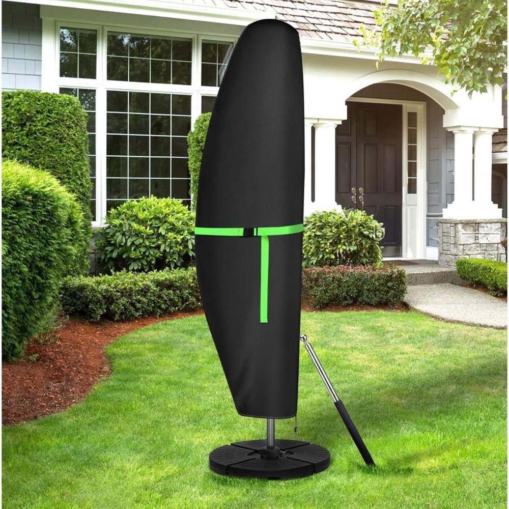 Sonnenschirm Schutzhülle 2-4 M Groß Ampelschirm Wetterfest UV Winddicht Bild 1