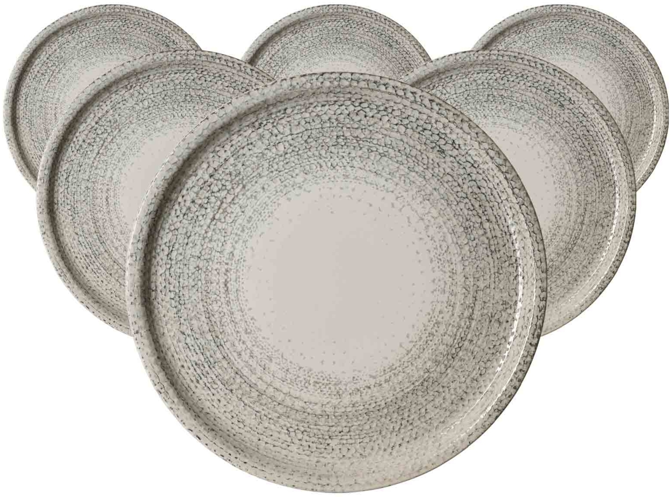 Ritzenhoff & Breker Rimini Pizzateller ø 30 cm Stone 6er Set Bild 1