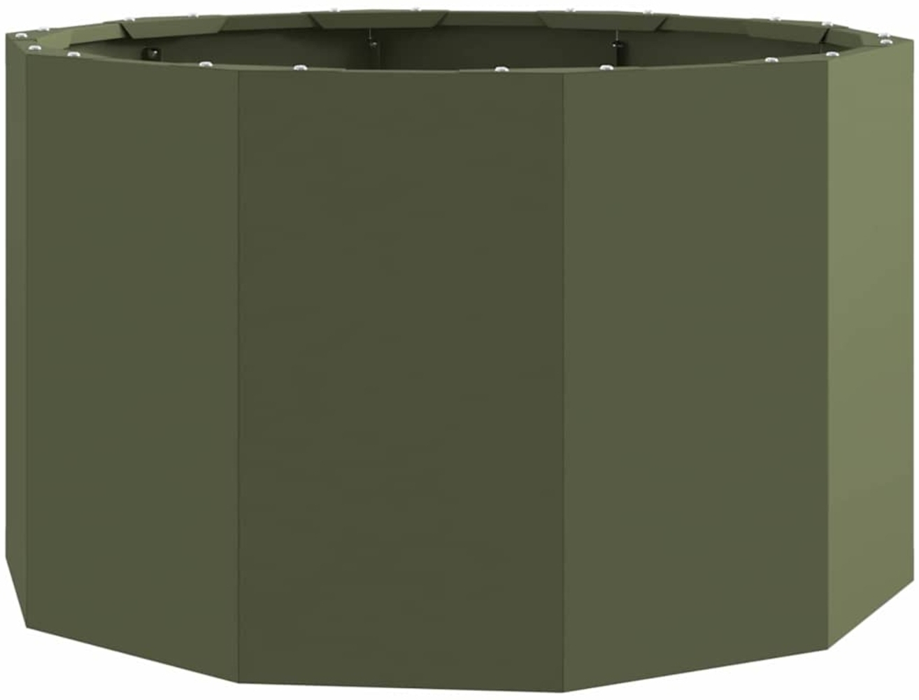 vidaXL Pflanzkübel Olive Grün 60 x 60 x 35 cm Stahl 883741 Bild 1