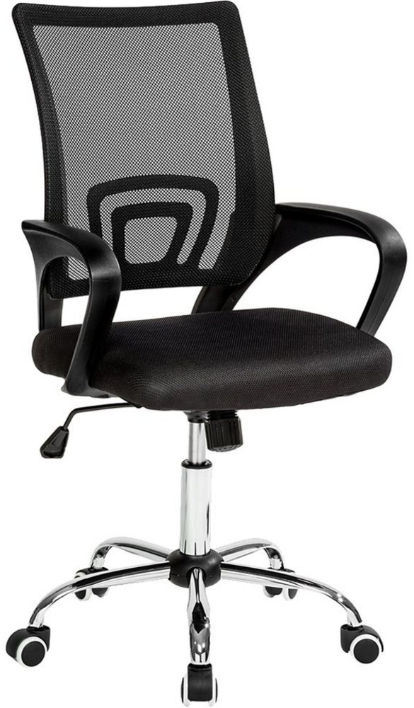 tectake Drehstuhl Bürostuhl (1er Set, 1 St), ergonomische Form mit Lordosenstütze Bild 1