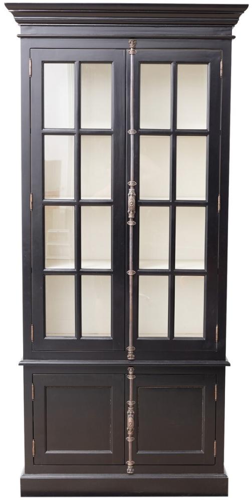 Dekoria Vitrinenschrank Josephine 100x45x212cm black Bild 1