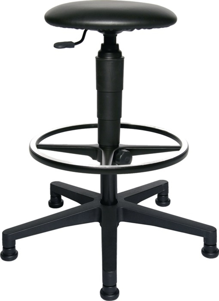 Topstar Drehhocker ´TEC 60 Skai Counter´, schwarz Bild 1
