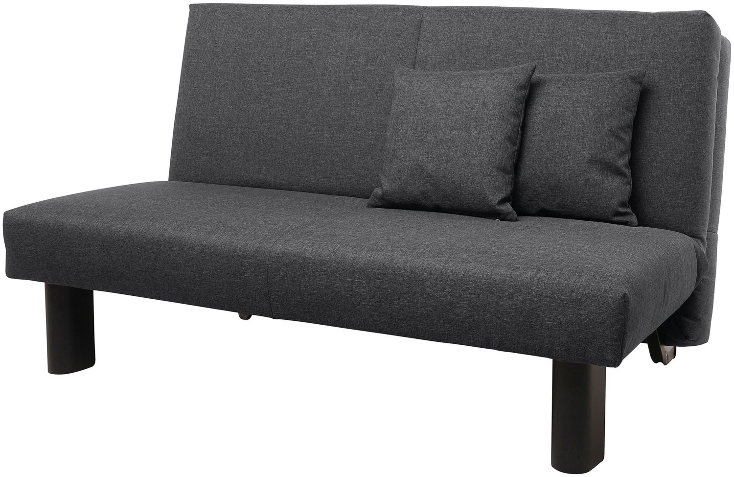 Faltsofa Kalomira Bezug Flachgewebe Metall schwarz / graphit 21508 Bild 1