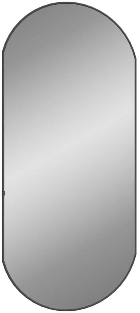 vidaXL Wandspiegel Schwarz 90x40 cm Oval 348207 Bild 1