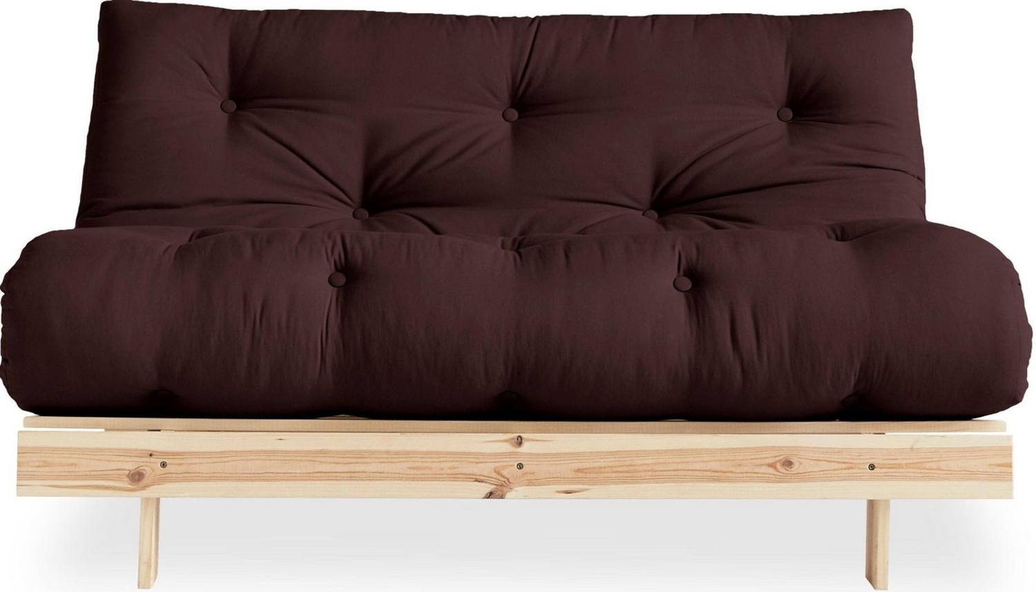 KARUP DESIGN ROOTS Futonsofa Gestell Unbehandelt Matratze Brown Bild 1