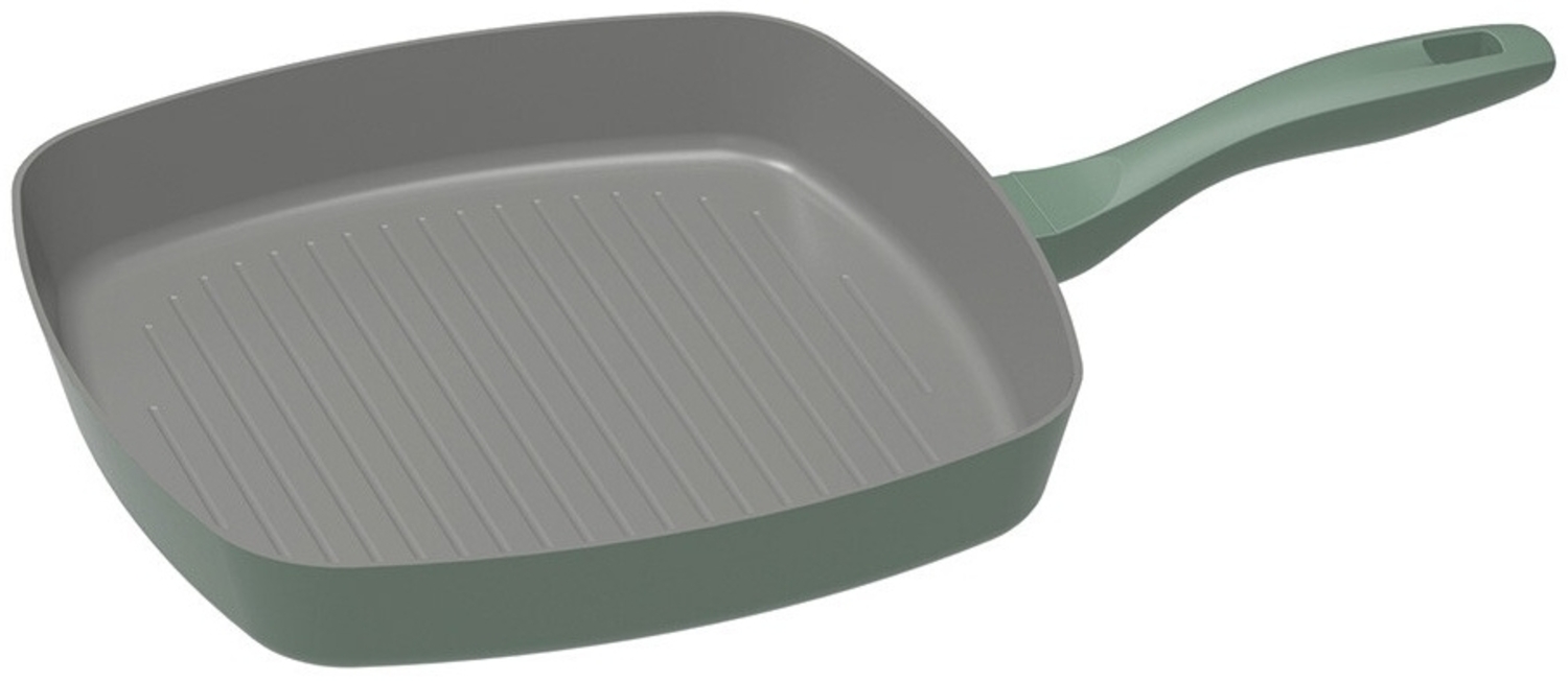 Michelino Alythia Grillpfanne 28 cm, Induktionsgeeignet & Antihaftbeschichtet Grün Bild 1