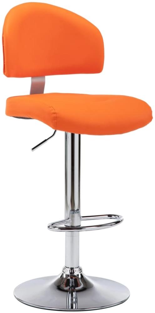 vidaXL Barhocker Orange Kunstleder [249653] Bild 1