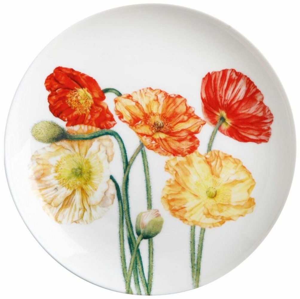 Maxwell & Williams JY0045 Teller Mohn FLORIADE Bone China Porzellan, in Geschenkbox Bild 1
