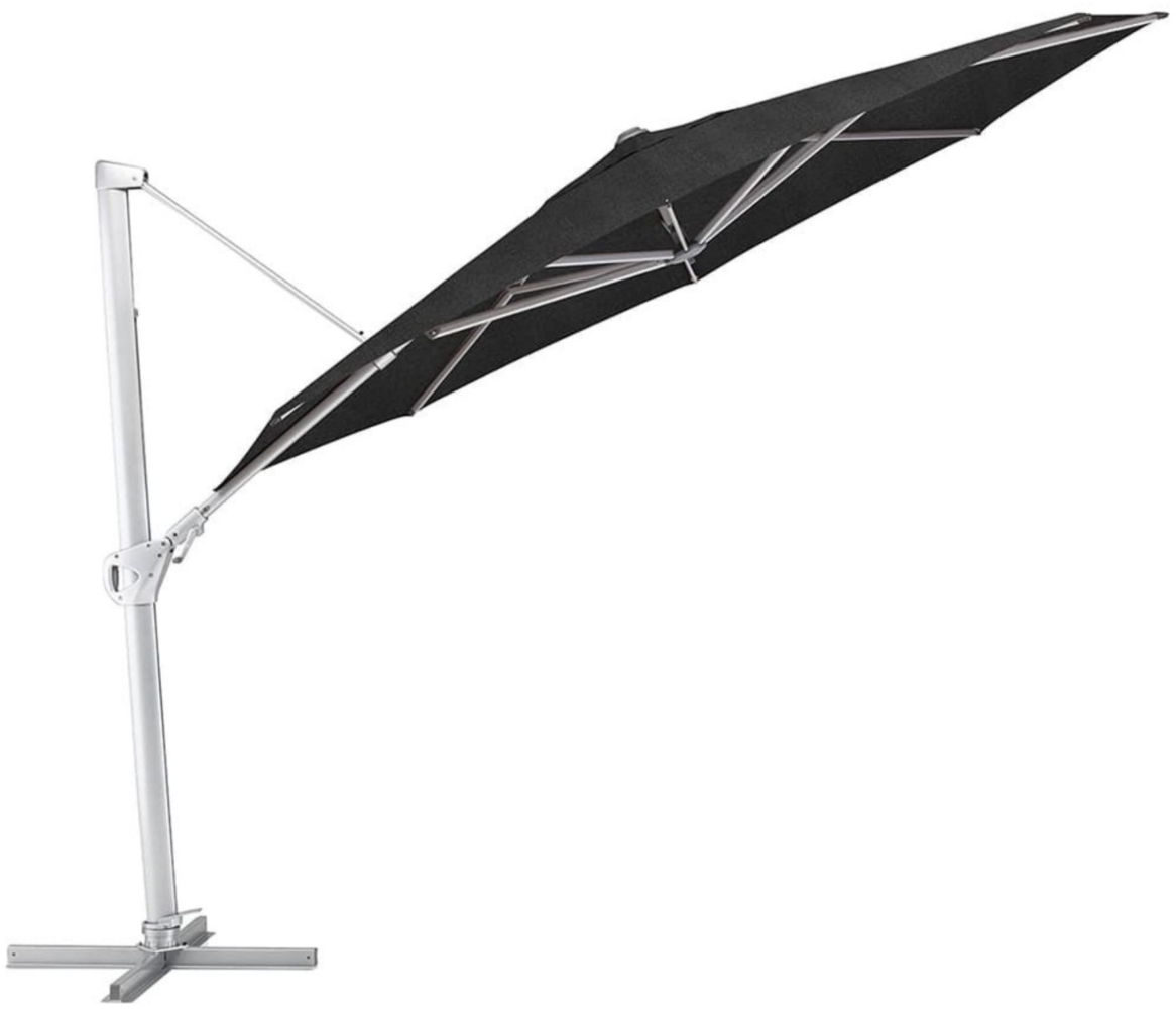 Kettler Ampelschirm Sonnenschirm Freiarmschirm EASY SWING rund 350cm schwarz Bild 1