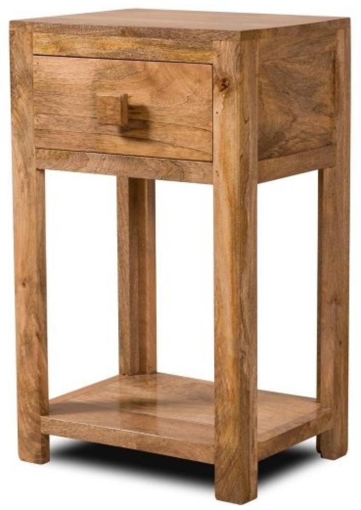 Beistelltisch Hina 50x80x35 cm aus Mangoholz Bild 1