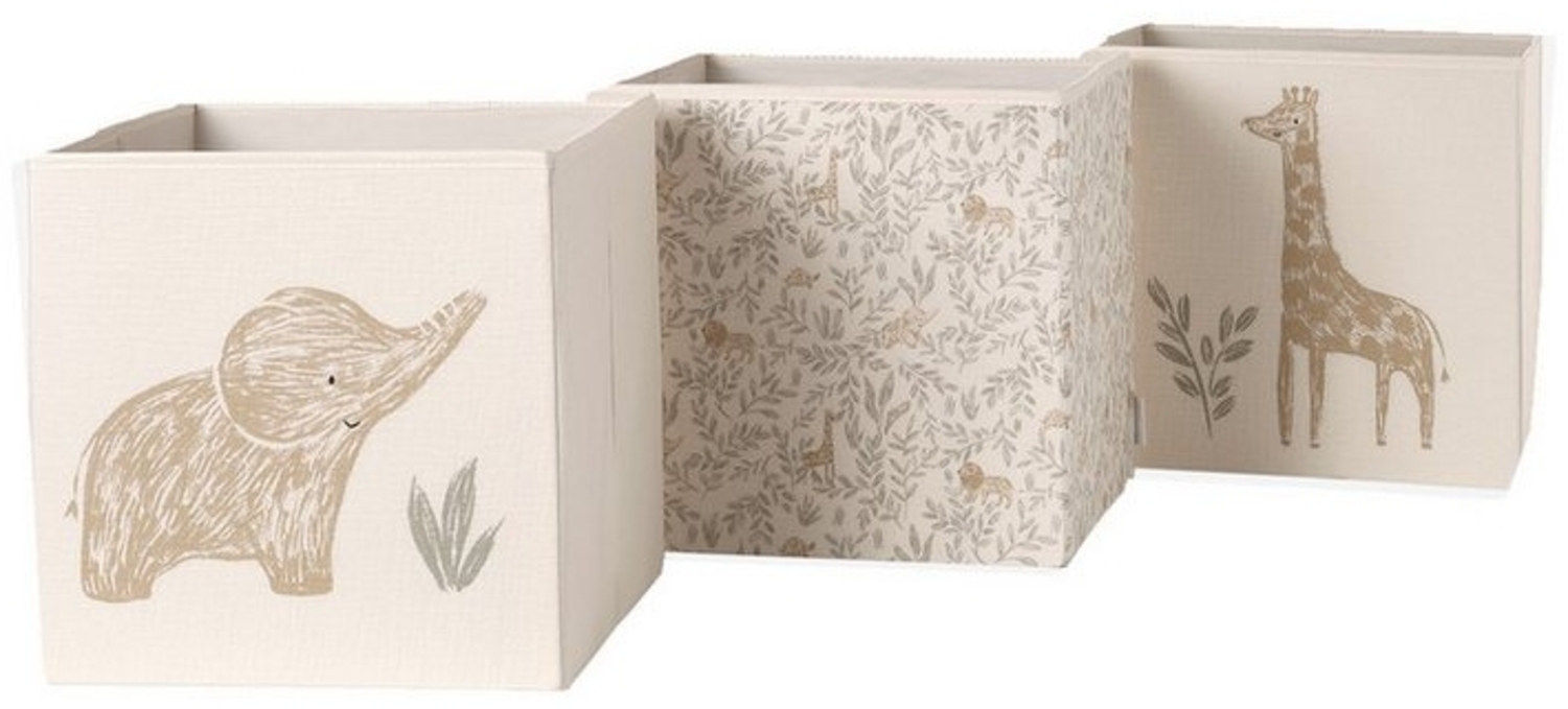 vertbaudet Aufbewahrungsbox 3er-Set Kinderzimmer Aufbewahrungsboxen BABYLON, 3er-Set Bild 1