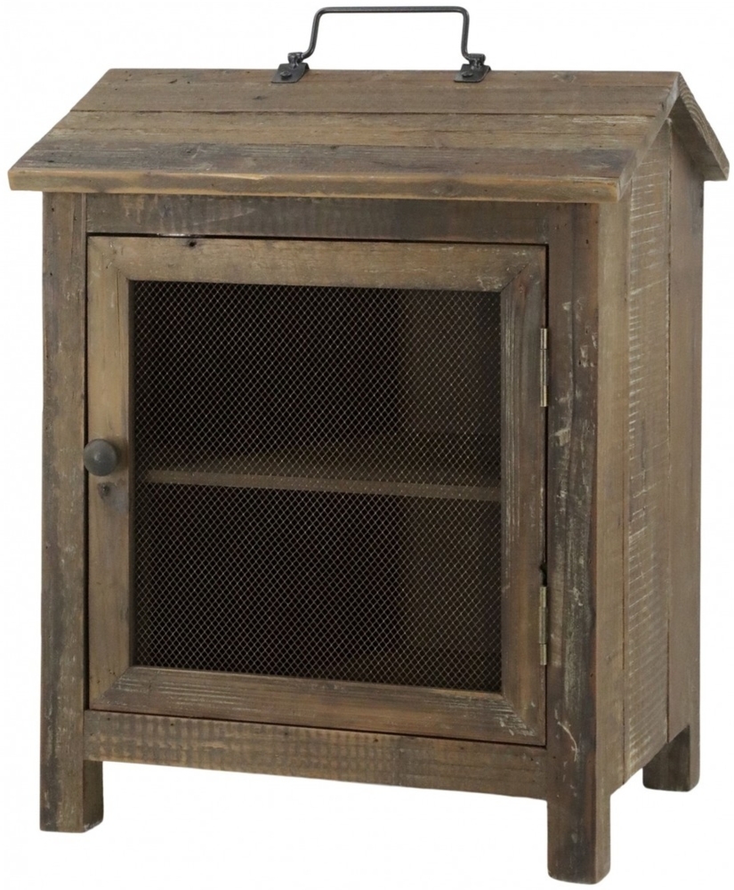 Chic Antique - Fliegenschrank Alt Holz Unika Schrank Regal 40053700 Bild 1