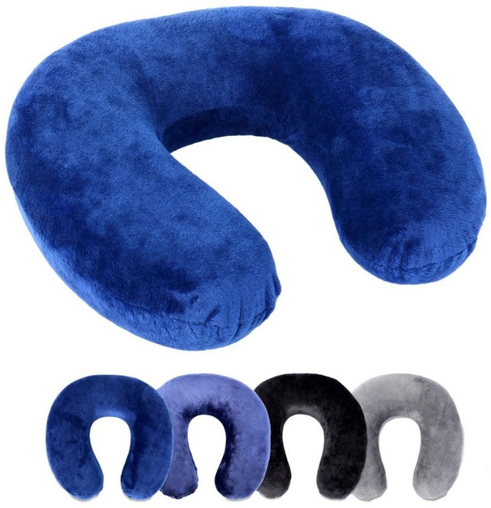 Schramm Nackenhörnchen Rocco Schramm e.K. Nackenkissen 4 Farben wählbar Reisekissen Nackenhörnchen orthopädisches Nackenstützkissen Memory-Schaum Travel Neck Pillow Bild 1