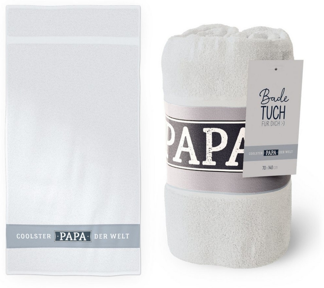 Badetuch Duschtuch Handtuch 70x140 Geschenk la vida Coolster Papa 3797561 Bild 1