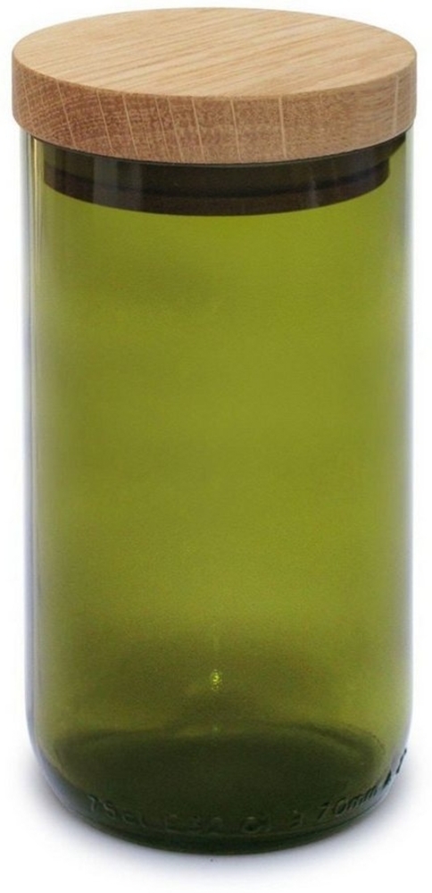 Vorratsglas mit Eichendeckel 450 ml von SIDE BY SIDE Bild 1