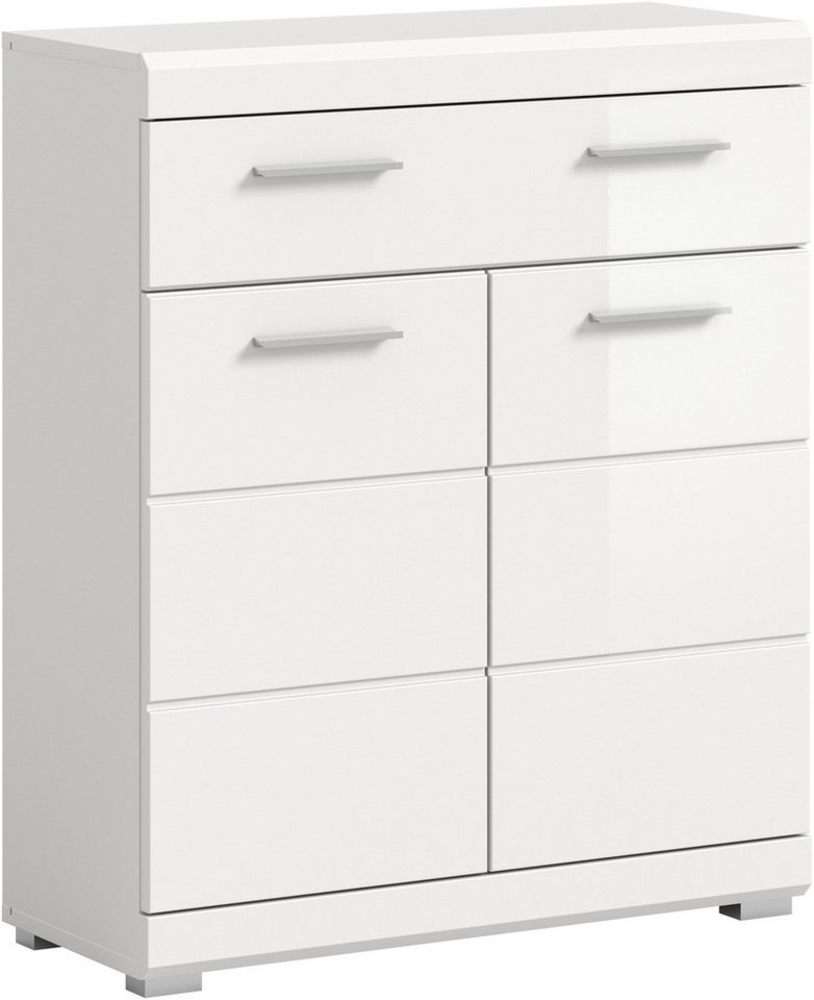 INOSIGN Unterschrank Siena, Breite 74cm, 2 Tür, 1 Schubkasten, 2 Fächer, MDF-Front in verschiedenen Farben erhältlich, Badmöbel, Badschrank, Kommode, Bad Bild 1