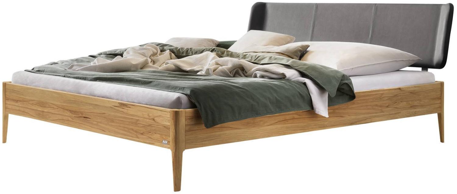 Hasena Lounge Varese 180x200 Wildbuche natur, geölt - Fusshöhe 20 cm Massivholzbett Bild 1