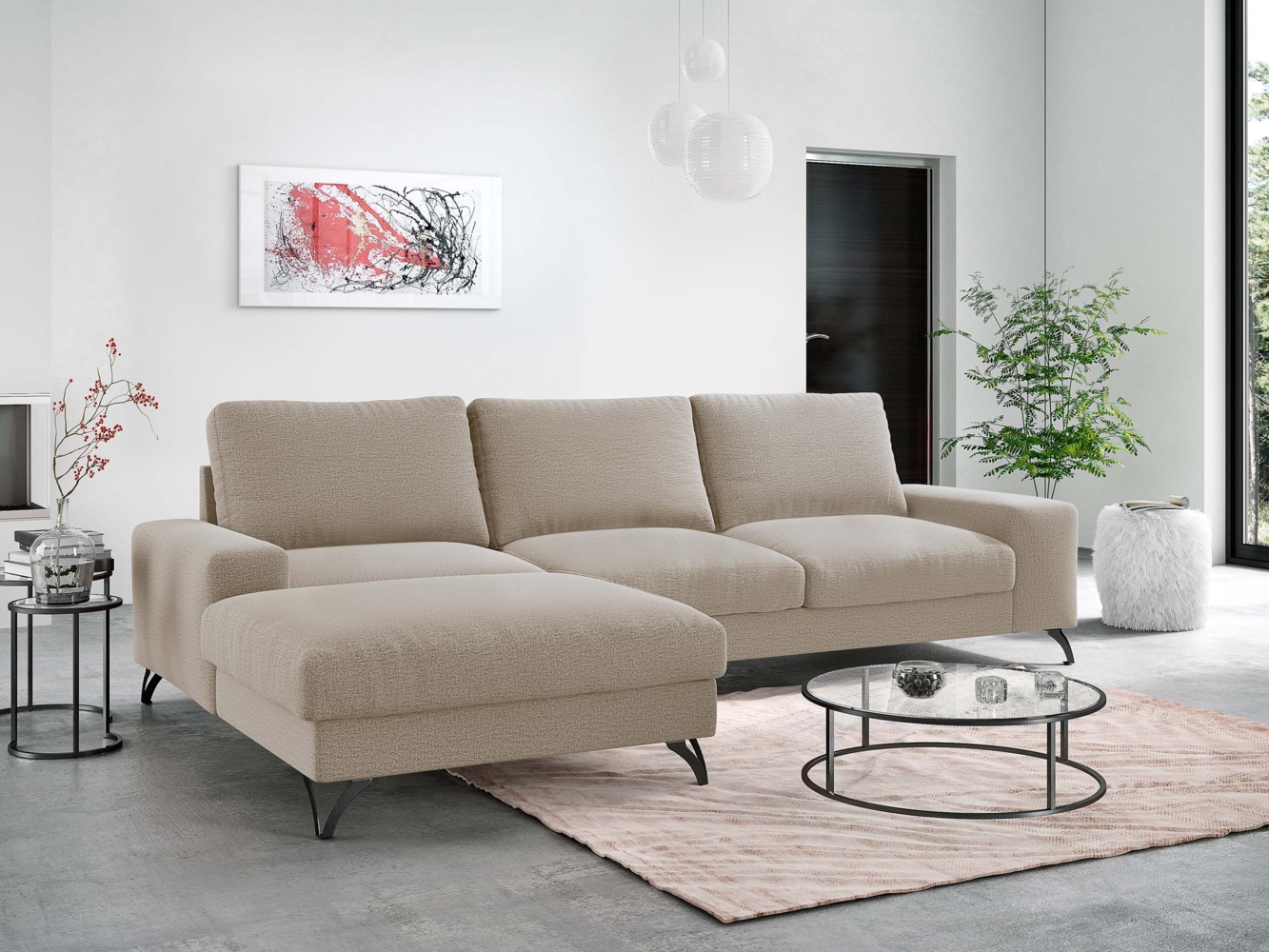 Ecksofa Oddo (Farbe: Verita 11, Seite: Links - L1F+L2F+R4) Bild 1