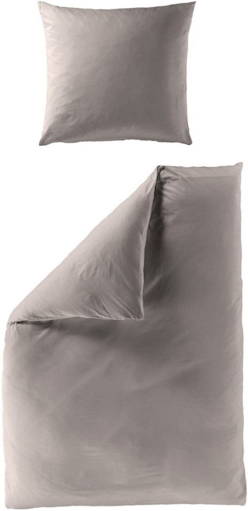 BIERBAUM Biber Bettwäsche, Baumwolle, Braun, 155x220 cm Bild 1