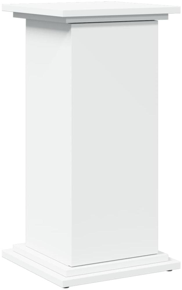 vidaXL Postament mit Stauraum, Holzwerkstoff, Weiß, 31 x 30 x 60 cm Bild 1
