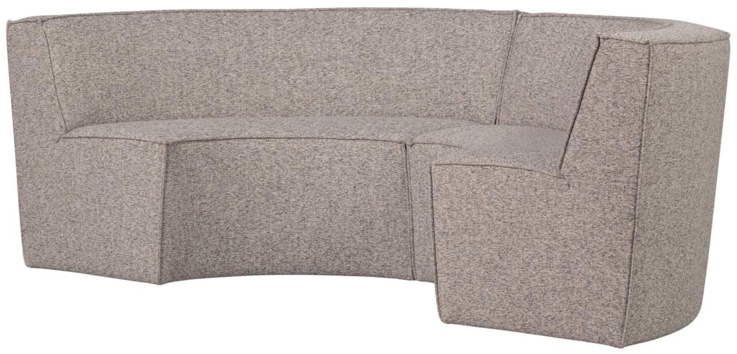 Basiclabel Essbank Europa aus Webstoff, 4-Sitzer, Beige, 262x131x85 cm Bild 1