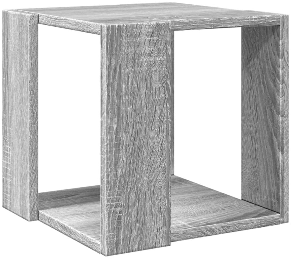 vidaXL Couchtisch Grau Sonoma-Eiche 32x32x30 cm Holzwerkstoff 848148 Bild 1