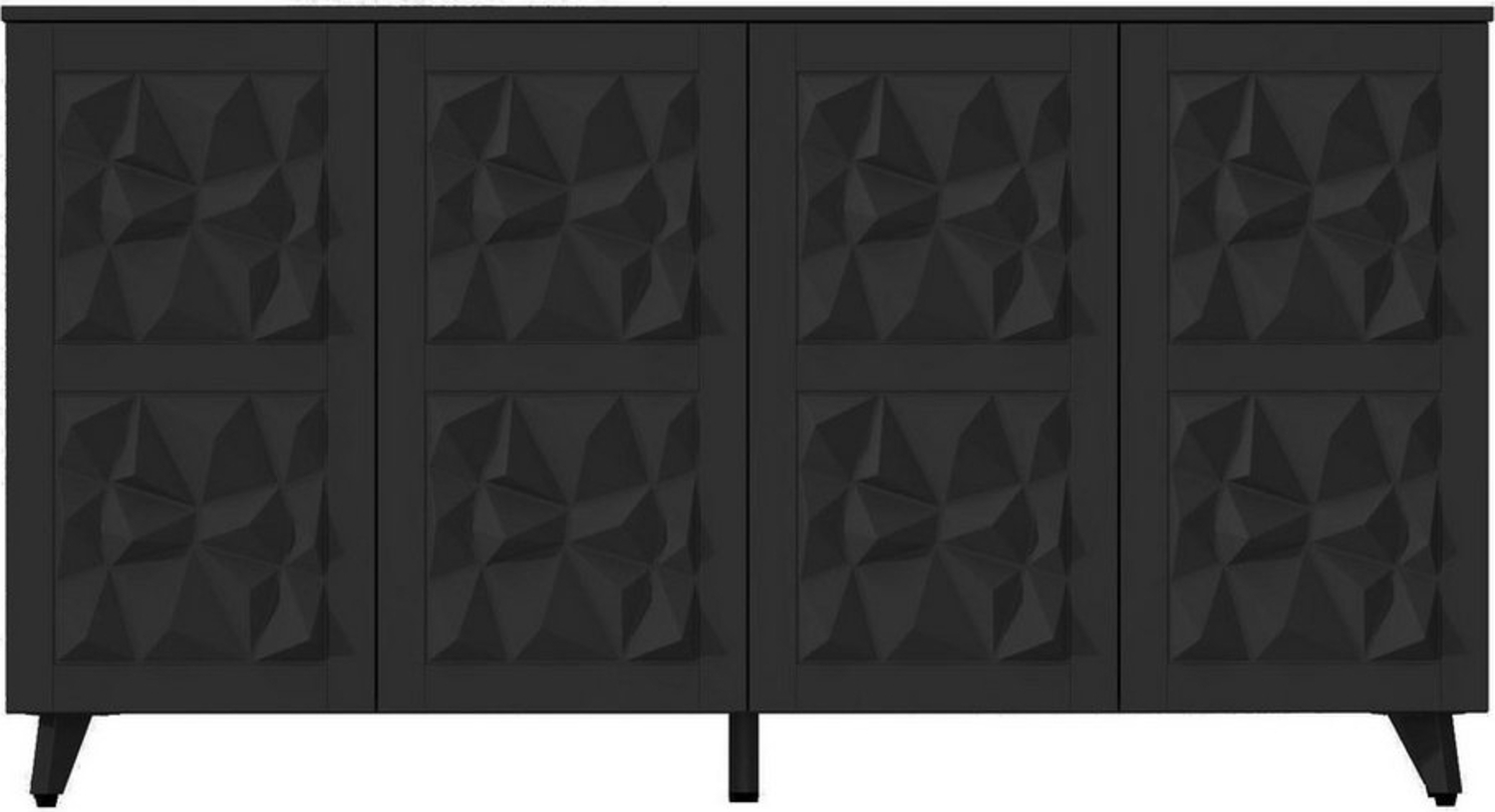 FUFU&GAGA Sideboard mit 4 Türen, POP-UP-Tür Sideboard Bild 1
