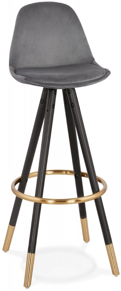 Barhocker CHICAGO | Dieser Barhocker ist ein Designerhocker mit klaren Linien und elegantem Aussehen | 41 x 41 x 97 cm Kadima Design Bild 1